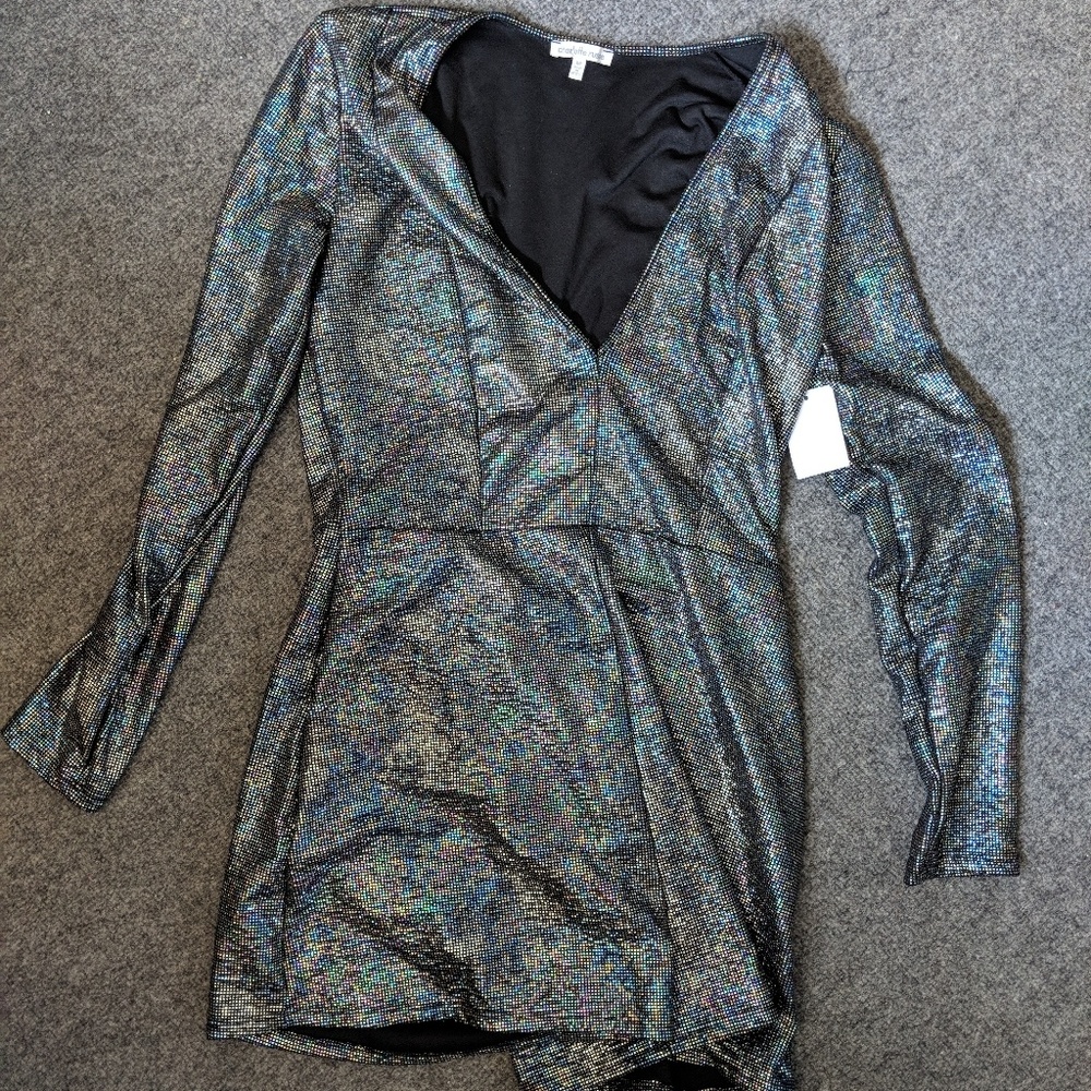 Holo Space Disco Romper Jumpsuit